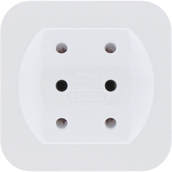 Immagine prodotto Kopp 174902005 Tipo C (spina Euro) Bianco Adattatore di spina di rete