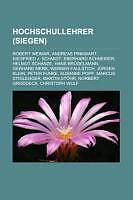 Hochschullehrer (Siegen) (Deutsch)