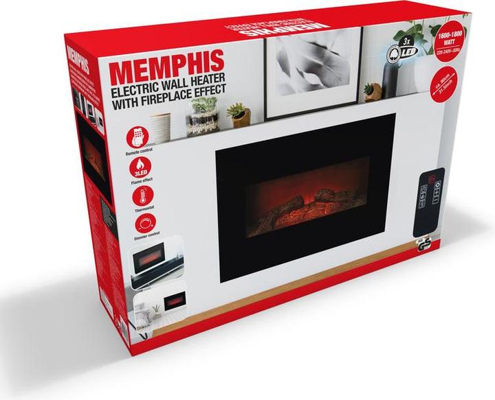 Actual product image Classic Fire Memphis (13 x 66 x 46 cm)