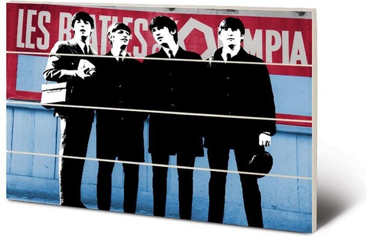 Produktbild The Beatles Tafel In Paris (40 x 59 cm)