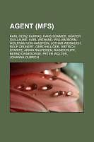 Produktbild Agent (MfS) (Deutsch)