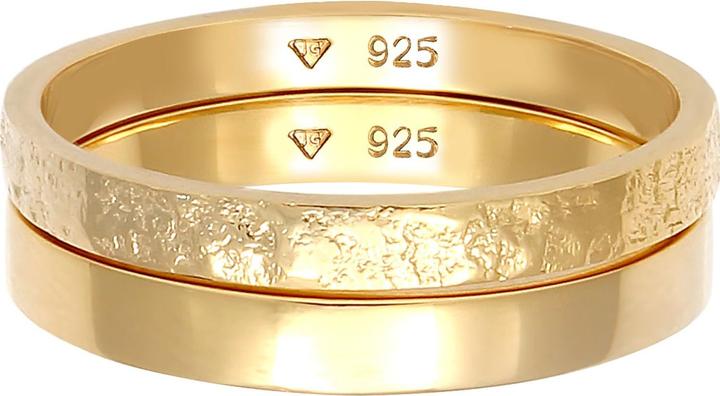 Produktbild Elli 2er Set Bandring (54, 925 Silber)