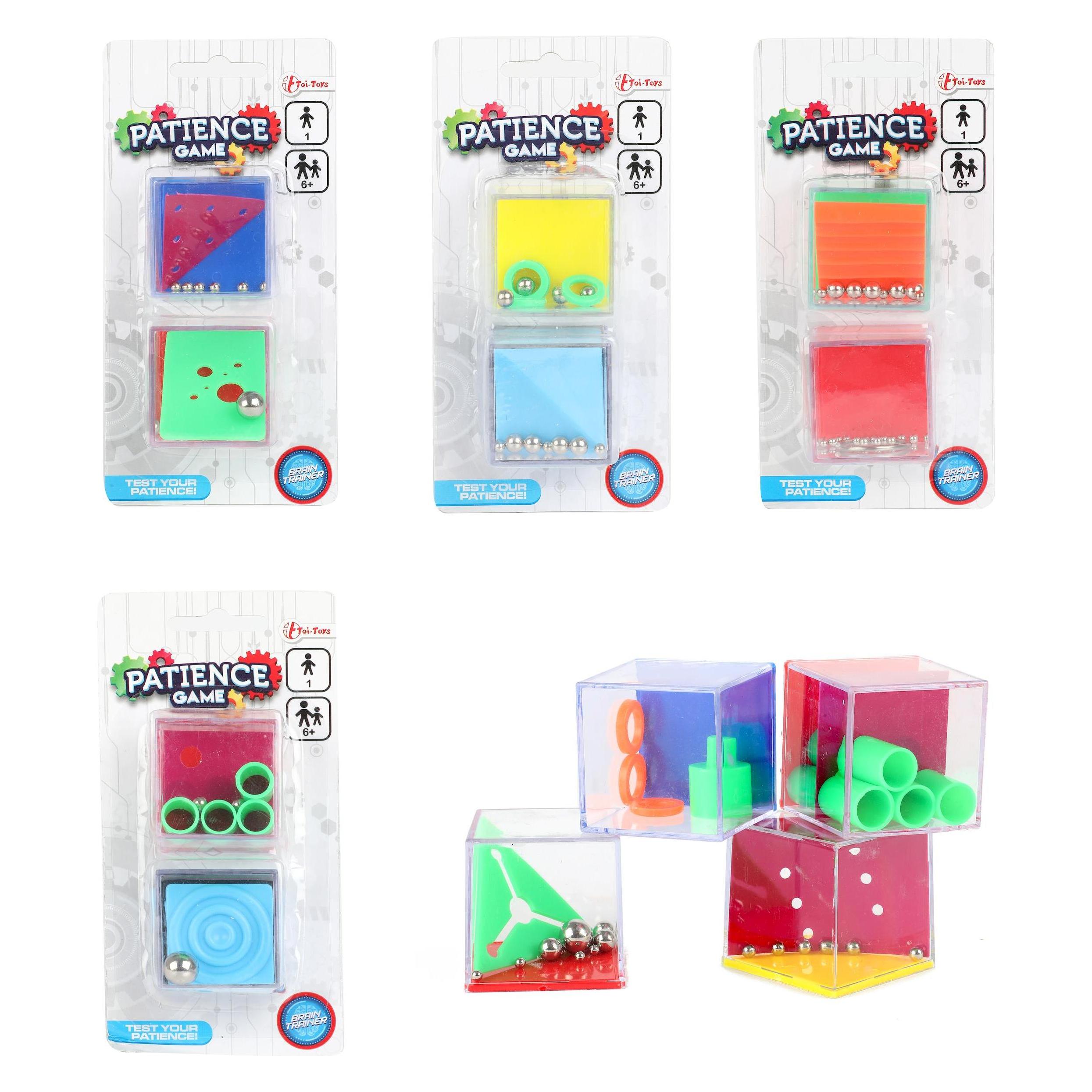 Toi-Toys Geduldsspiel Zappelwürfel, 2Stk. (35414Z)
