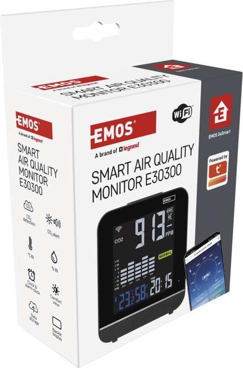 Immagine prodotto Emos Indicatore di qualità dell'aria GoSmart E30300 con WiFi