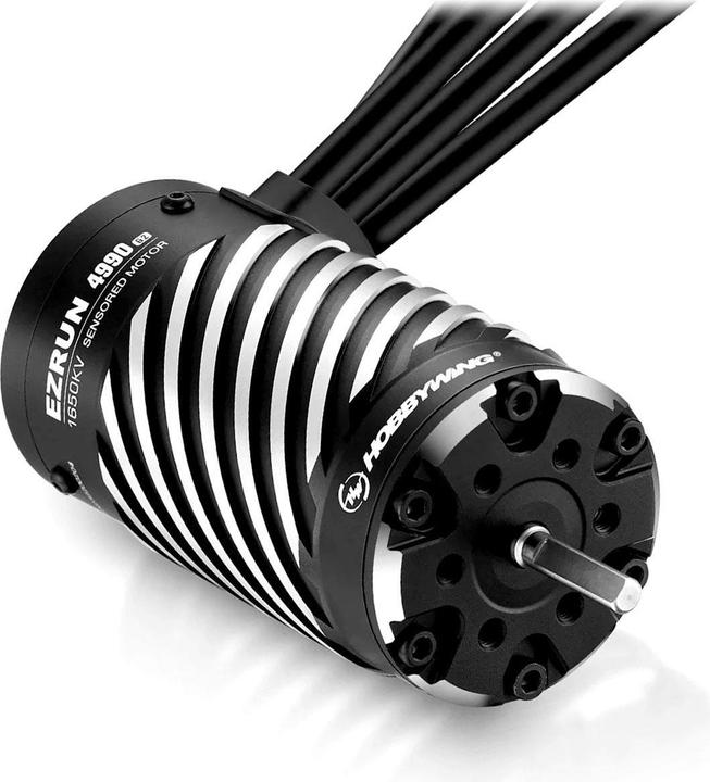 Hobbywing Ezrun 4990SD G2 1650kV 4pin, albero 5mm per 1:6