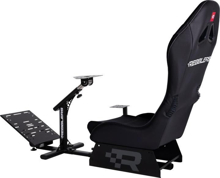 Rebblers Racing Seat GT, foldable chair - BLACK - incl. Gearshift Holder
