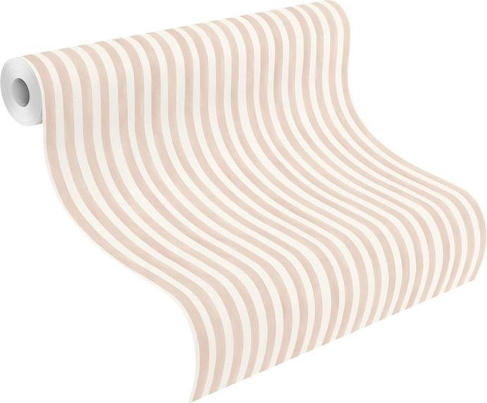 Rasch Vliestapete 252774 Bambino XIX Streifen braun