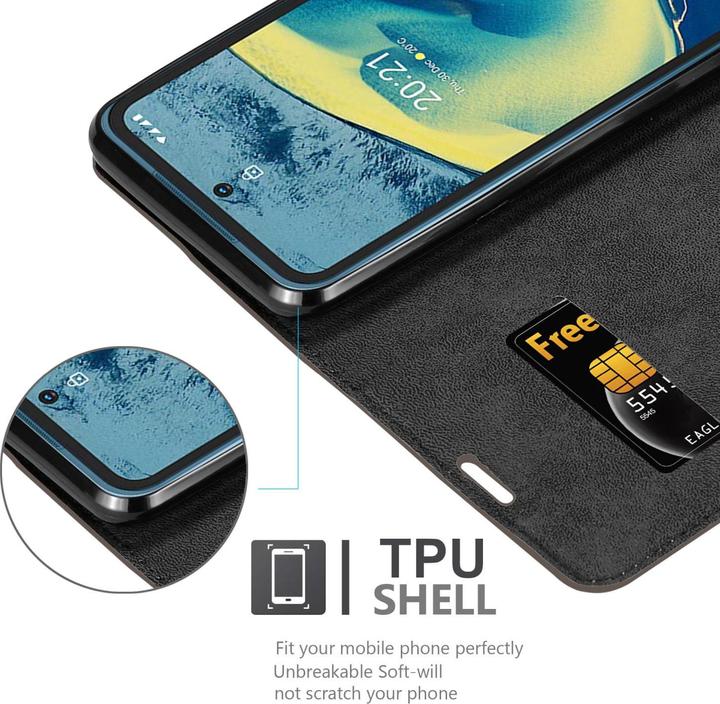 Actual product image Cadorabo Book Invis. Magnet sleeve (Nokia XR20)