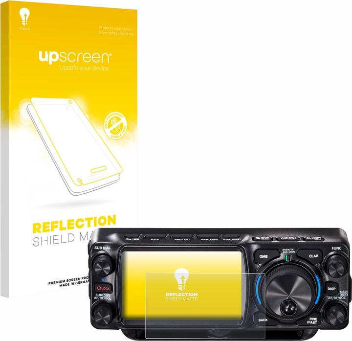 upscreen Schutzfolie für Yaesu FTX-1 Displayschutz Displayschutzfolie Folie Matt Entspiegelungsfolie