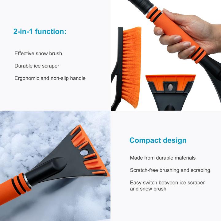 Produktbild Intirilife 2-in-1 Eiskratzer Schneebürste