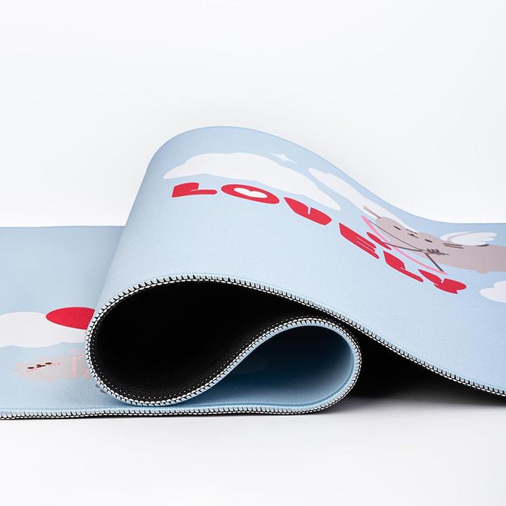 Actual product image Pusheen Gaming Mousepad XXL Cat Gaming Mousepad XXL non-slip and water-repellent Mousepad Large (XXL)