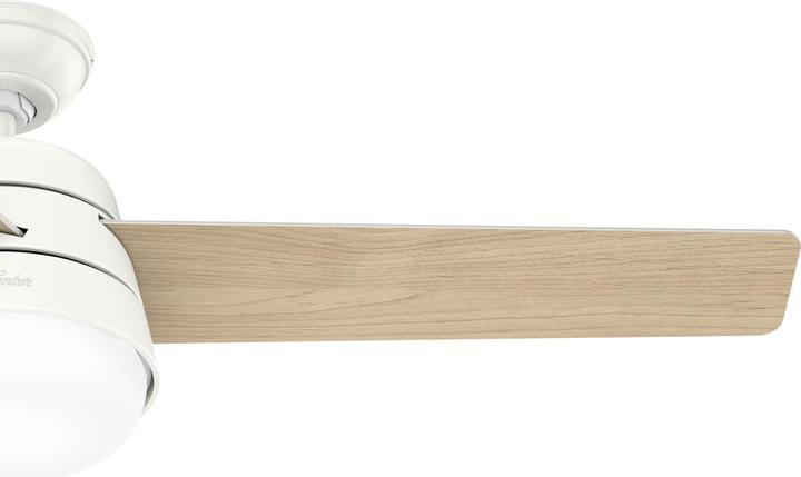 Actual product image Hunter Fans Deckenventilator Finley L Weiss mit Licht & Fernbedienung (43 dB)