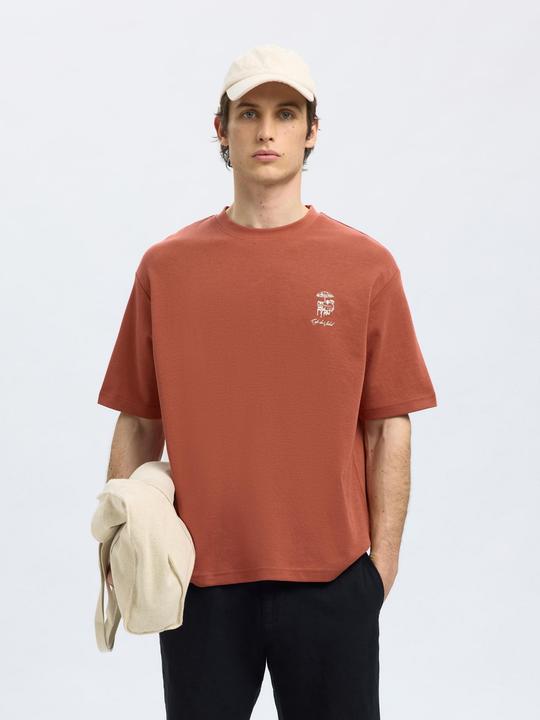 Image du produit Selected Homme Loose Fit Print T-Shirt (XL)