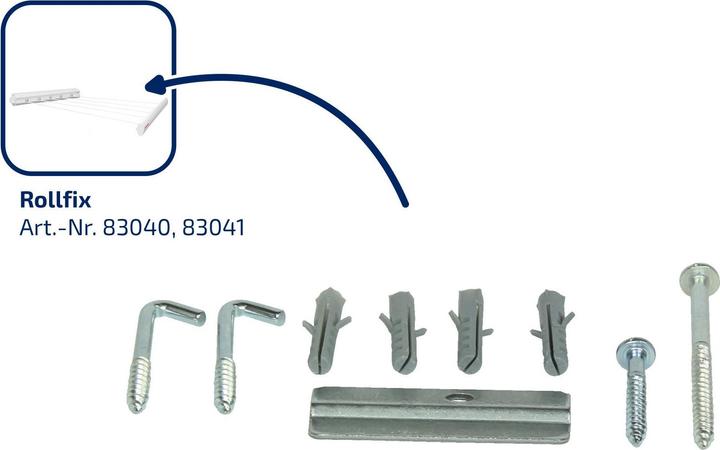 Leifheit Montageset Rollfix
