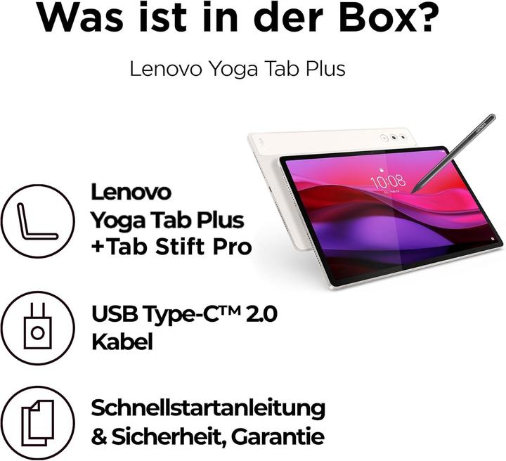 Produktbild Lenovo TB520FU (nur WLAN, 12.70", 256 GB, Seashell)