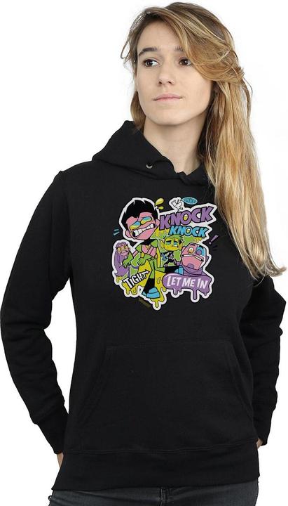 Immagine prodotto Teen Titans Go Knock Knock Felpa con Cappuccio Donna (XL)
