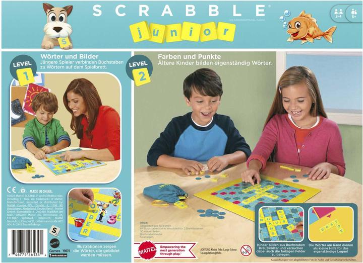 Produktbild Mattel Games Scrabble Junior (Deutsch, 2 - 4 Spieler)