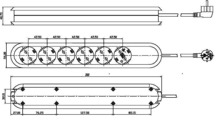 Produktbild Bachmann Smart (6 x, CEE 7/3, 1.50 m)