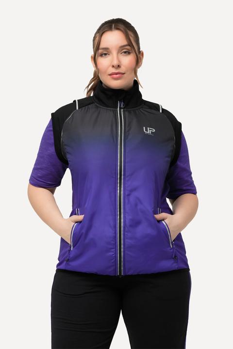 Produktbild Ulla Popken 2-in-1-Funktionsjacke, Ärmel abnehmbar, Weste, Reflektor (50, 52)