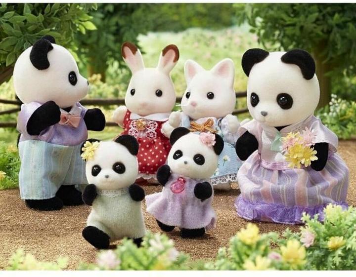 Image du produit Sylvanian Families Famille de pandas