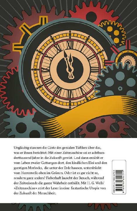 Produktbild Die Zeitmaschine (Deutsch, H. G. Wells, 2017)