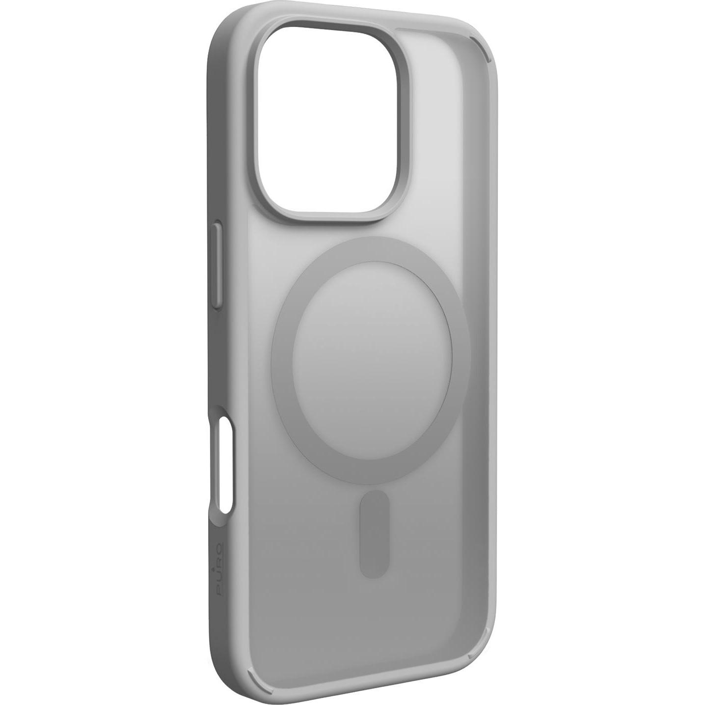 Puro Schutzhülle (Apple iPhone 16 Pro Max), Smartphone Hülle, Silber