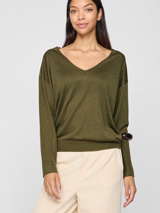 Image du produit Vila Pull en tricot col V (L)