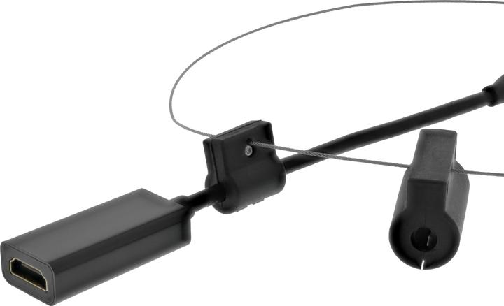 Produktbild Deltaco Modulinis adapterio??iedas, HDMI?? USB-C, juodas / HDMI-AR11 / 1902497 (HDMI, USB Typ-C, 15 cm)