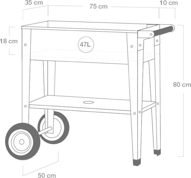 Image du produit Herstera Urban Garden Trolley