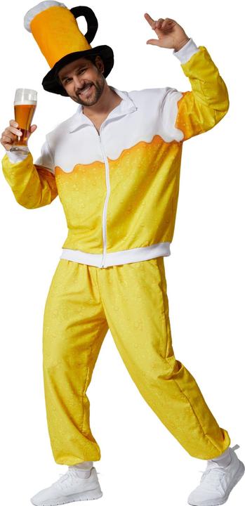 Produktbild tectake Herrenkostüm Bier Jogginganzug (M)