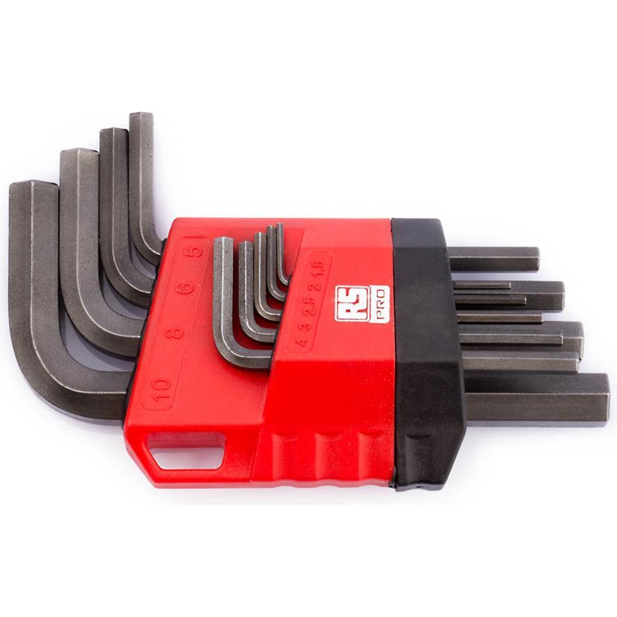 Rs Pro, Sechskantschlüssel, L-Form Innensechskantschlüssel, Satz 9-teilig, 1.5mm