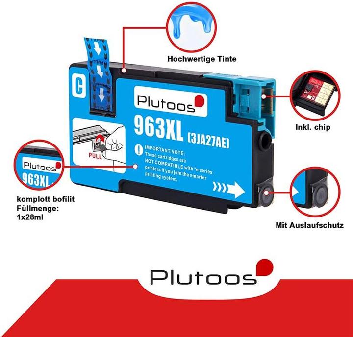 Actual product image Plutoos 963XL (M, C, Y, FC)