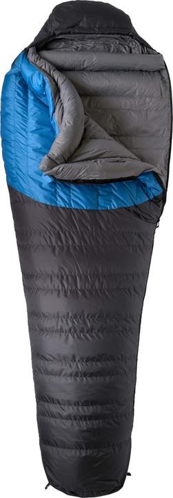 Lowland OUTDOOR Donzen slaapzak - Glacier Expedition - 1690 gr - 230 x 80 cm -20C - Blauw - Rits links (230 cm)