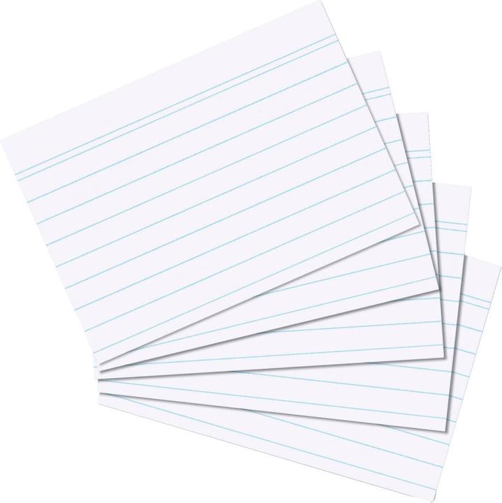 Herlitz Schede (A6, 180 g/m², 100 x)