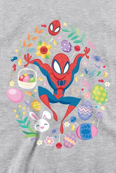 Actual product image Spiderman Unisex Adult Circle Sweatshirt (XL)