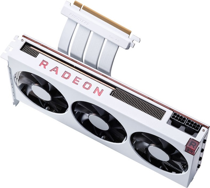 Productafbeelding Phanteks PCI-E 4.0 x16 riser lintkabel, 90 graden, 22cm - wit