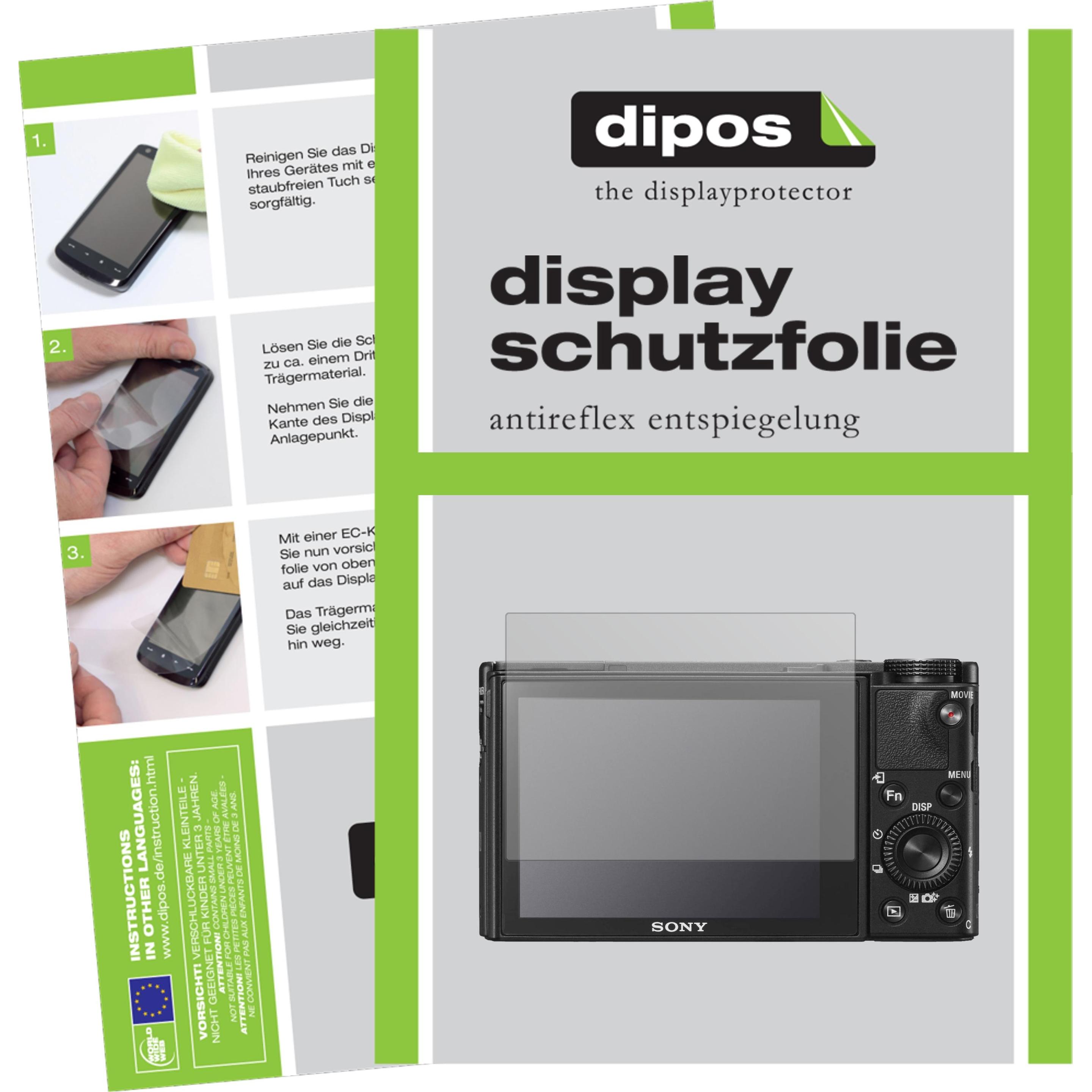 Thumbnail - Dipos Displayschutzfolie Antireflex (Displayschutz, Sony DSC-RX100 V), Kameraschutz, Transparent
