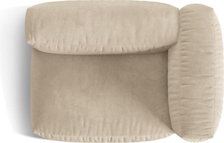 Image du produit Micadoni Chauffeuse Droit, "Martina", 1 Place, 121x106x75 Fabriqué en Europe (Canapé modulaire, 1 place)