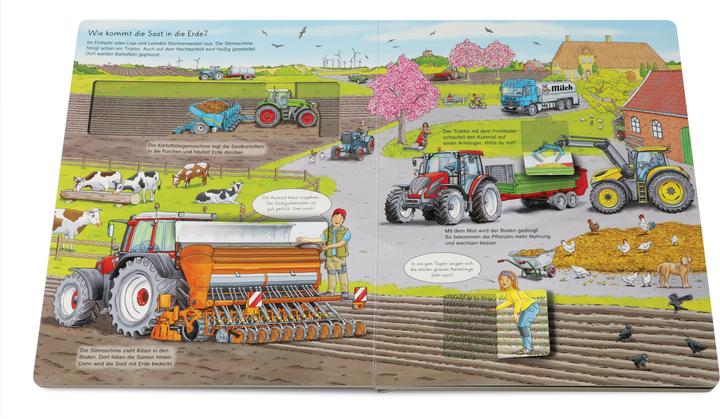 Produktbild Mein grosses Traktor-Spielbuch. Mit Drehscheibe, vielen Klappen und Schiebern (Deutsch)