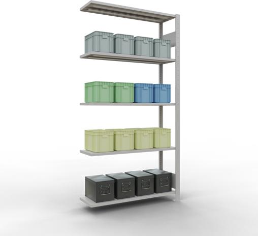 Actual product image Schulte Lagertechnik MULTIplus150 boltless bay system with length ledgers