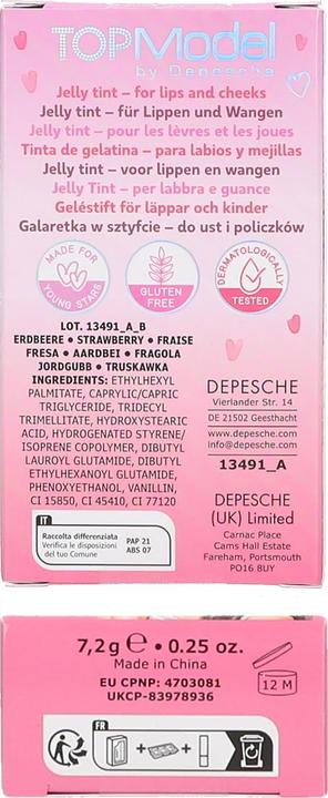 Energie-Label Top Model Topmodel - TOPModel Jelly Stick Cheeks & Lips - Pink or Apricot - 7.2 grams