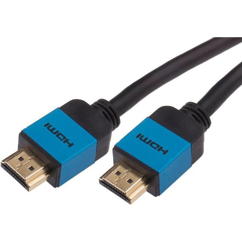 RS PRO Cavo HDMI A Spina HDMI B Spina HDMI, 7,5 m, blu (7.50 m), Cavo video