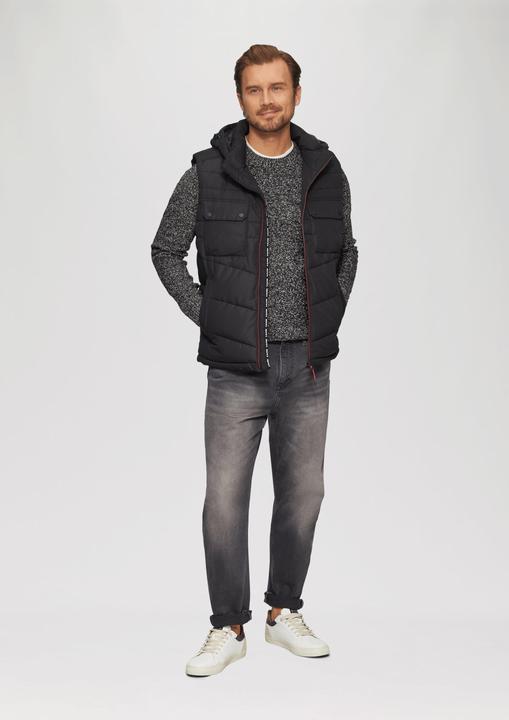 Produktbild S.Oliver Strickpullover Grobstrickpullover in Melange-Optik (L)