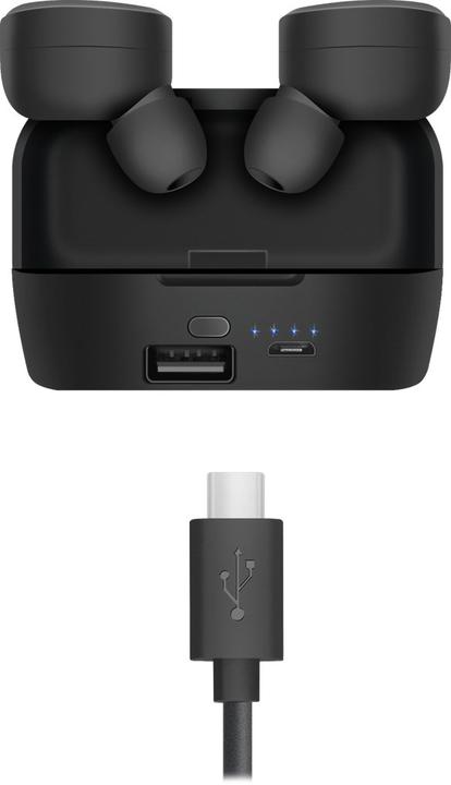 Produktbild Defender Twins 639 Headset Wired & In-ear Calls/Music Micro-USB Bluetooth Black (Keine Geräuschunterdrückung, 4 h, Kabelgebunden)