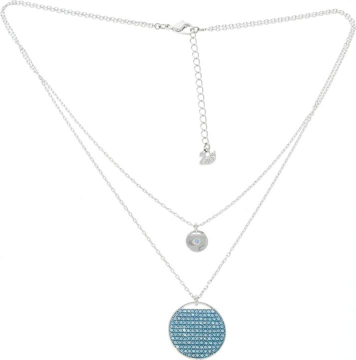 Produktbild Swarovski Kette Ginger hellblau 5642942 (Rhodiniert)