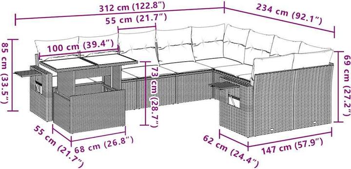 Produktbild vidaXL Sutton