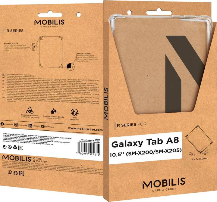 Actual product image Mobilis R Series Galaxy Tab 10.5" SM-X200/205-Transp. (Galaxy Tab A8)