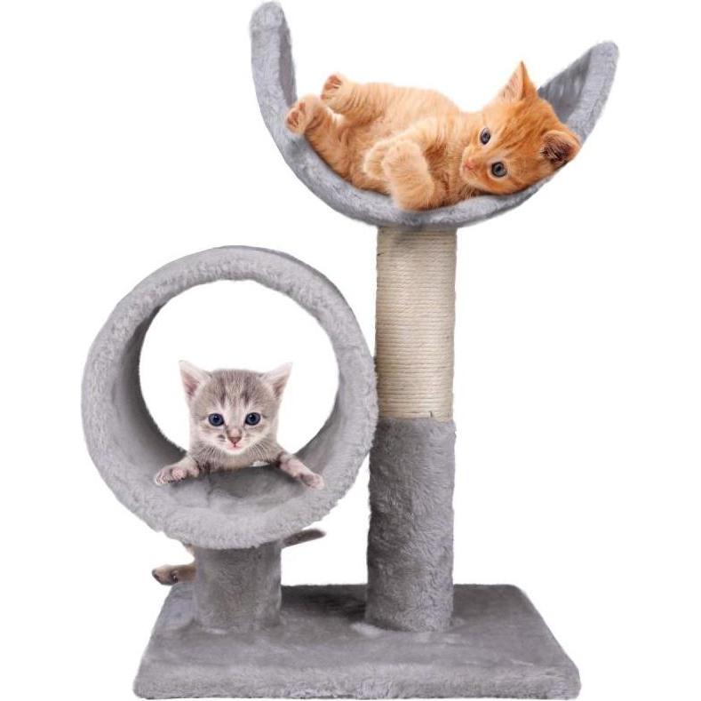 Pet Comfort Cat scratching post grey (50 cm, Gris), Arbre à chat