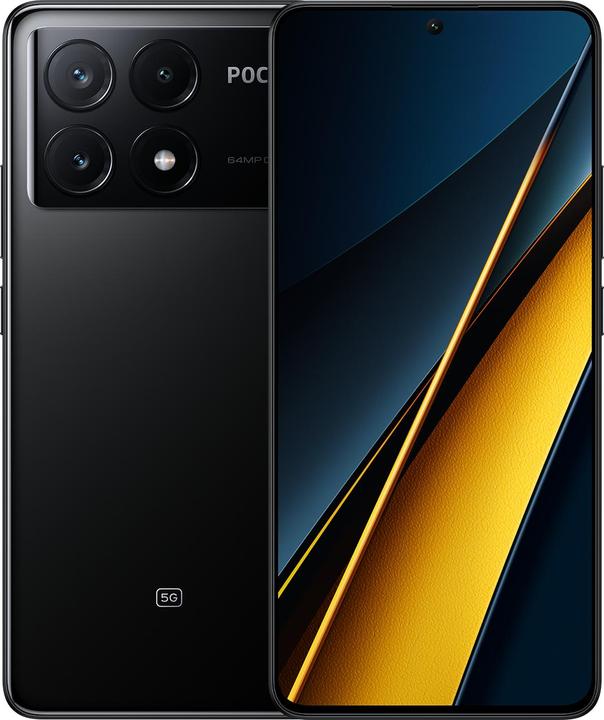 Xiaomi Poco X6 Pro (512 GB, Black, 6.67", Dual SIM, 64 Mpx, 5G)