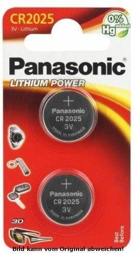 Produktbild Panasonic Lithium Power CR2025 (2 Stk., CR2025, 165 mAh)